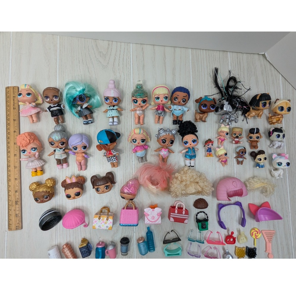 L.O.L. Surprise! Doll Accessory Lot Dolls  Pets Clothes Shoes Mega